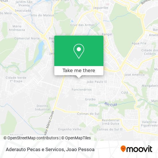 Aderauto Pecas e Servicos map