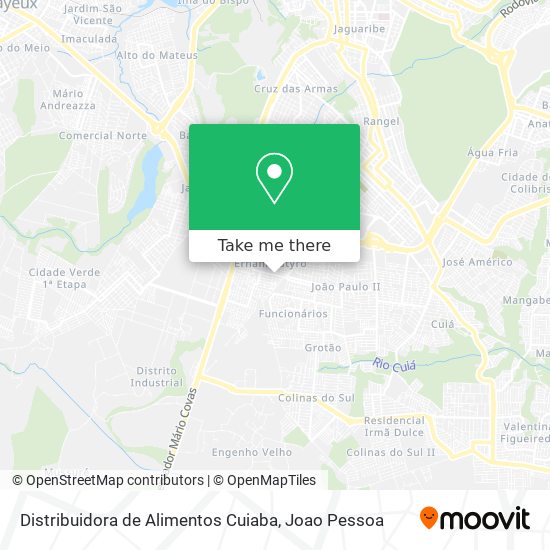 Distribuidora de Alimentos Cuiaba map