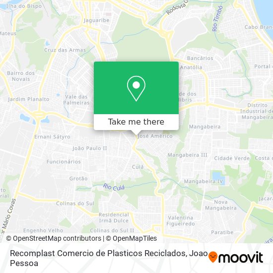 Recomplast Comercio de Plasticos Reciclados map