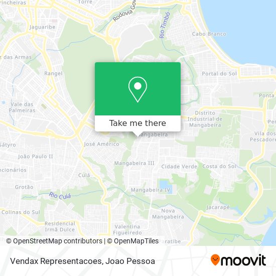 Vendax Representacoes map