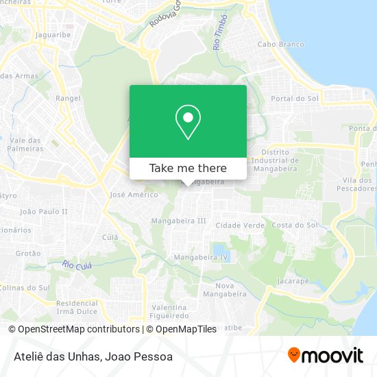 Ateliê das Unhas map