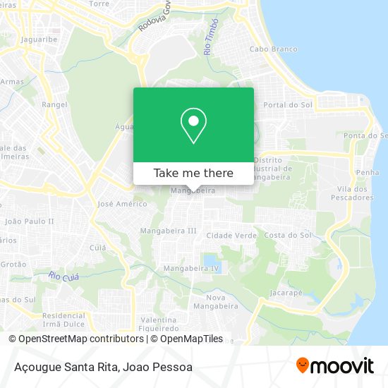 Açougue Santa Rita map