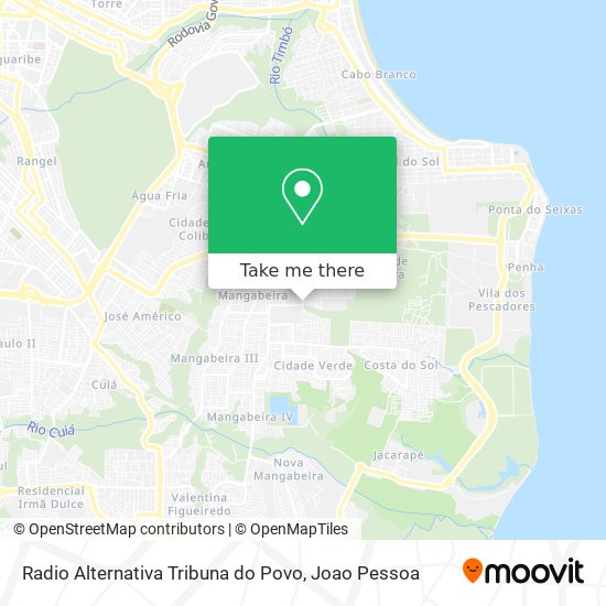 Radio Alternativa Tribuna do Povo map