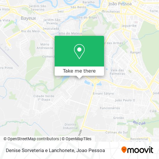 Denise Sorveteria e Lanchonete map