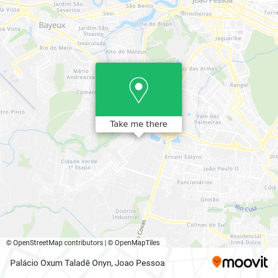 Palácio Oxum Taladê Onyn map