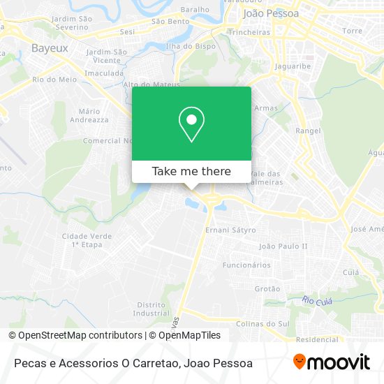 Pecas e Acessorios O Carretao map