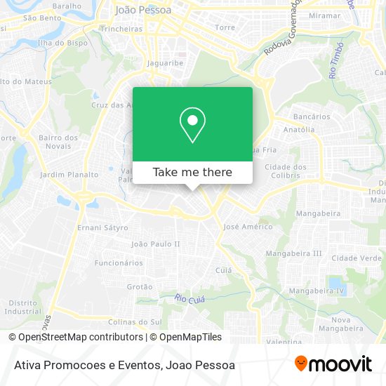 Ativa Promocoes e Eventos map