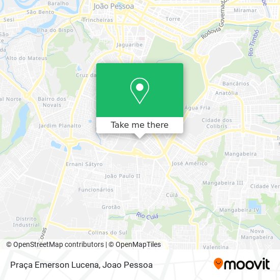 Praça Emerson Lucena map