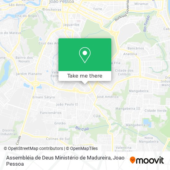 Assembléia de Deus Ministério de Madureira map