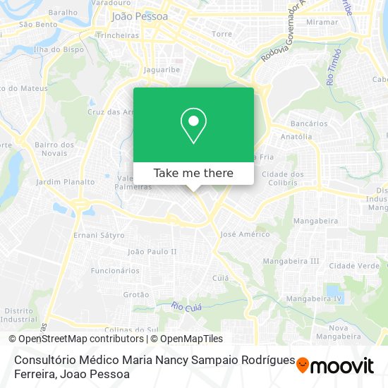Consultório Médico Maria Nancy Sampaio Rodrígues Ferreira map