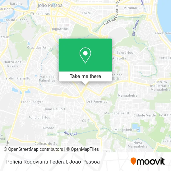 Polícia Rodoviária Federal map