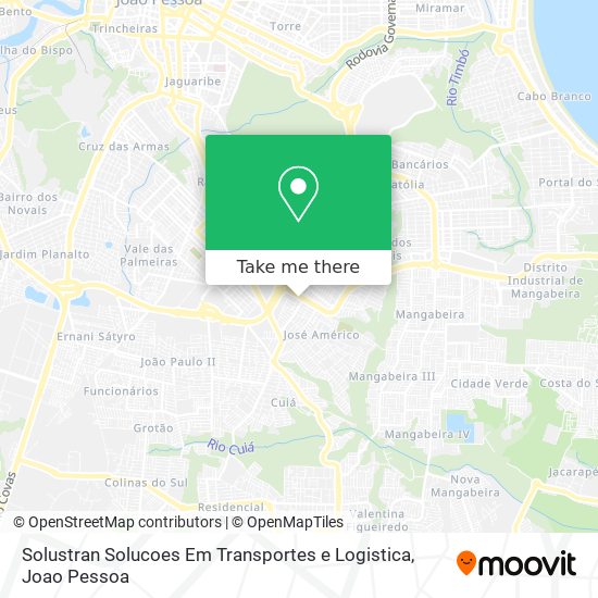 Solustran Solucoes Em Transportes e Logistica map