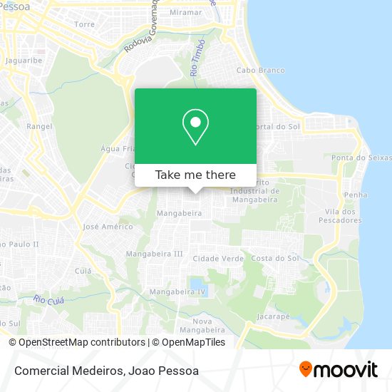 Comercial Medeiros map