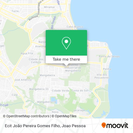 Ecit João Pereira Gomes Filho map