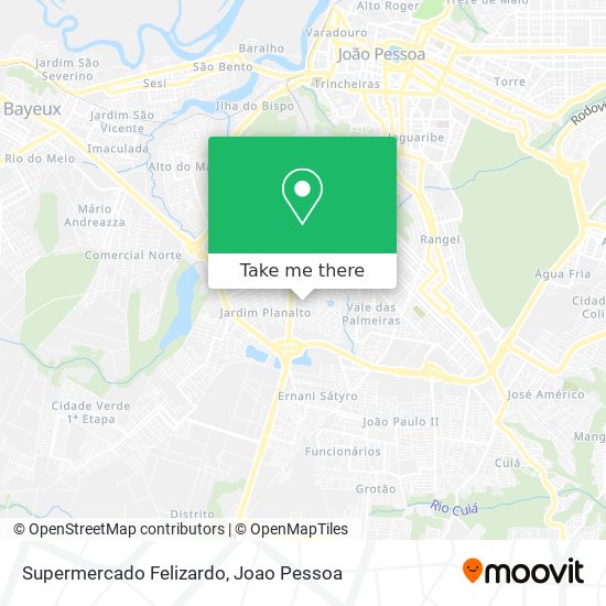 Supermercado Felizardo map