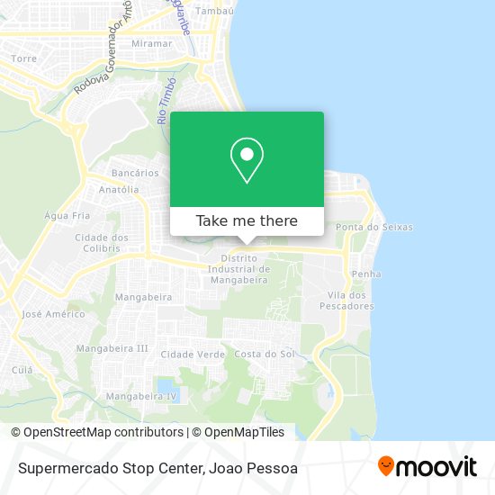 Supermercado Stop Center map