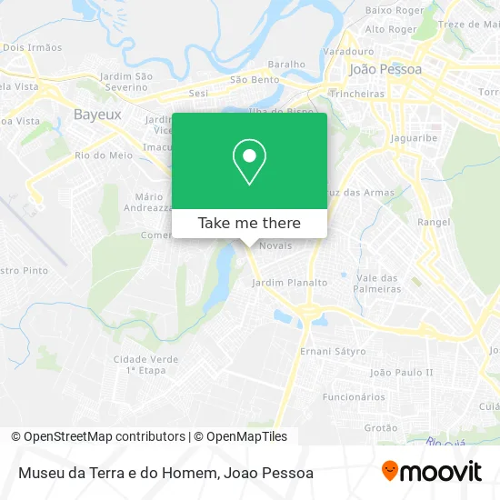 Museu da Terra e do Homem map