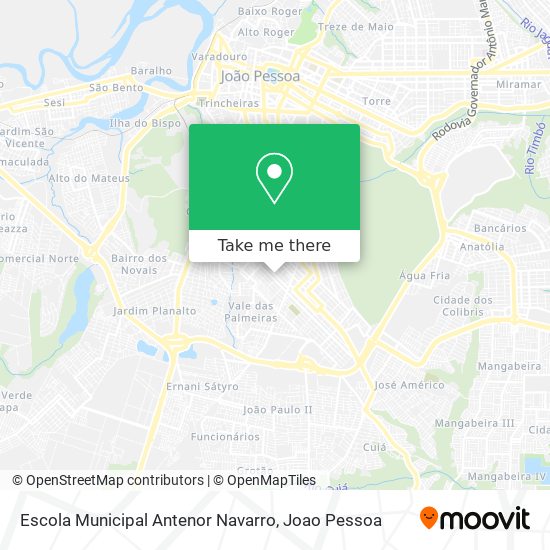 Escola Municipal Antenor Navarro map