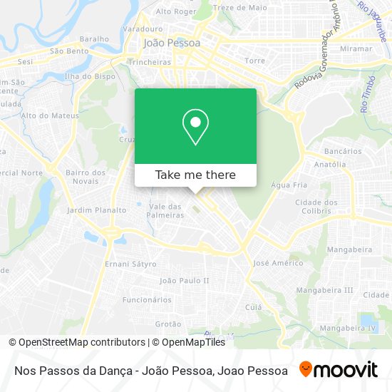 Nos Passos da Dança - João Pessoa map