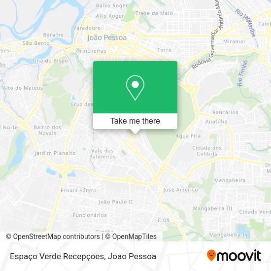 Espaço Verde Recepçoes map