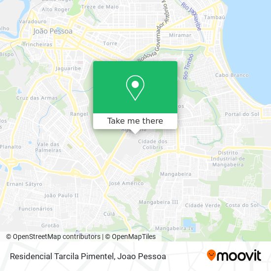 Residencial Tarcila Pimentel map