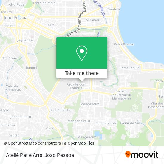Ateliê Pat e Arts map