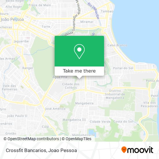 Crossfit Bancarios map