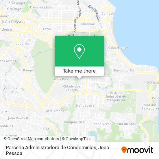 Parceria Administradora de Condomínios map