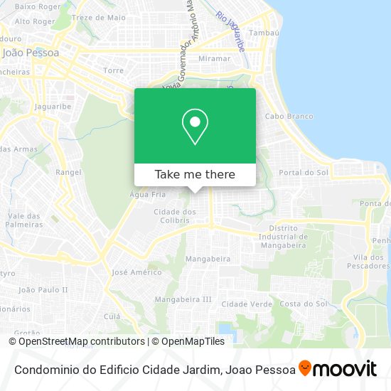 Condominio do Edificio Cidade Jardim map