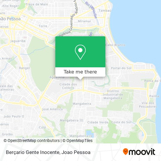 Berçario Gente Inocente map