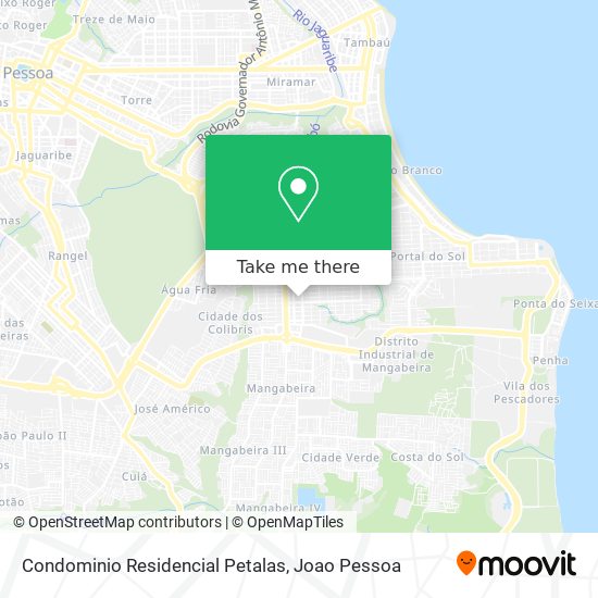 Condominio Residencial Petalas map