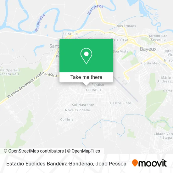 Estádio Euclides Bandeira-Bandeirão map