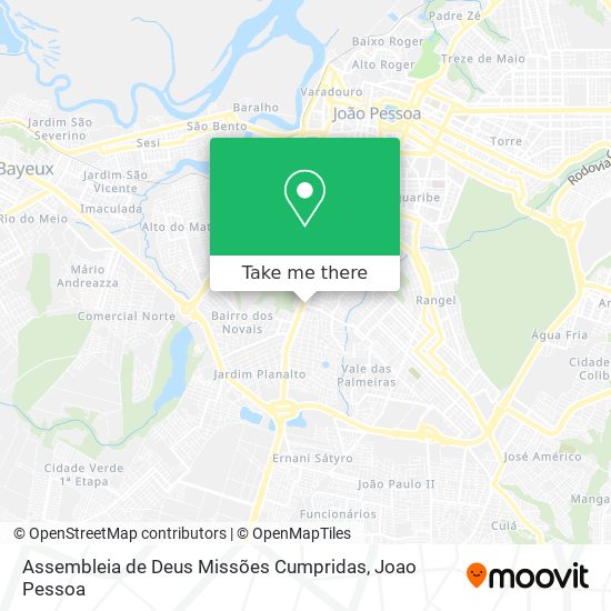 Assembleia de Deus Missões Cumpridas map