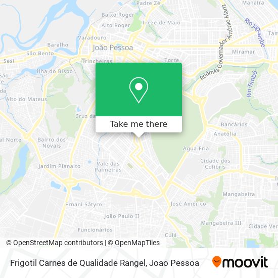 Frigotil Carnes de Qualidade Rangel map
