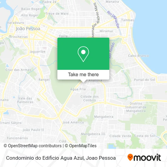 Condominio do Edificio Agua Azul map