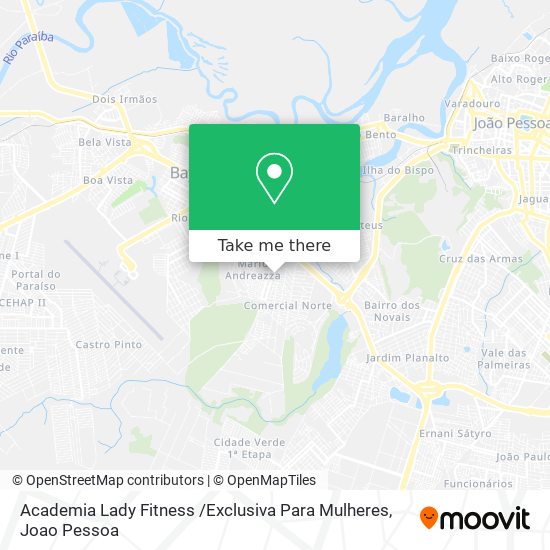 Mapa Academia Lady Fitness /Exclusiva Para Mulheres