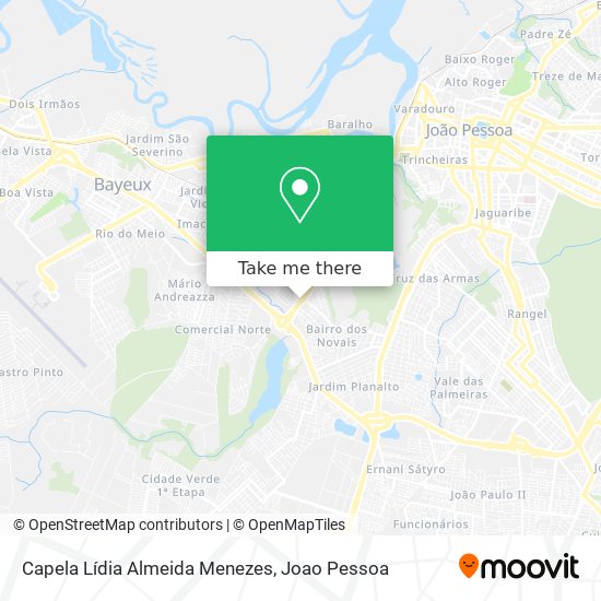 Capela Lídia Almeida Menezes map