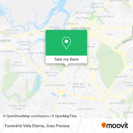 Funerária Vida Eterna map