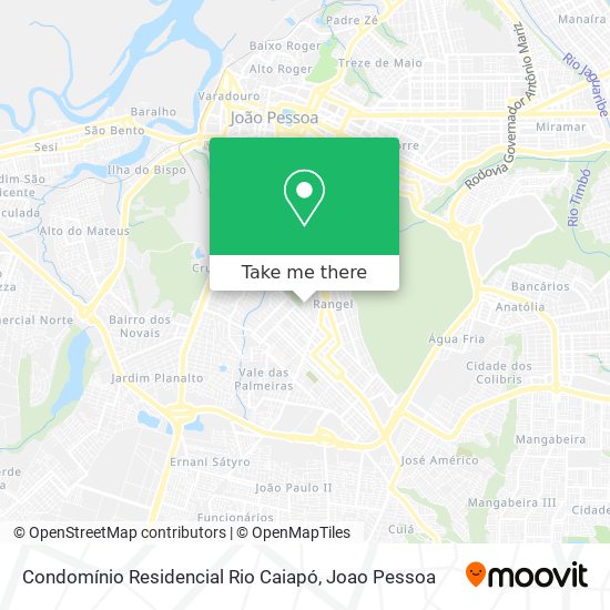 Condomínio Residencial Rio Caiapó map