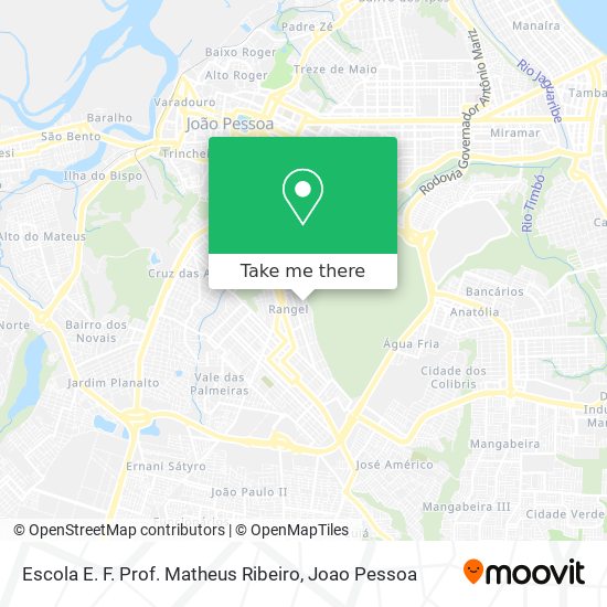 Escola E. F. Prof. Matheus Ribeiro map