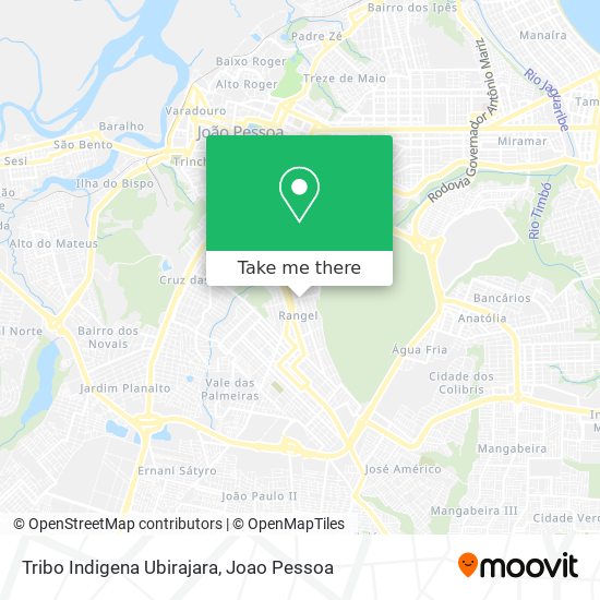 Tribo Indigena Ubirajara map