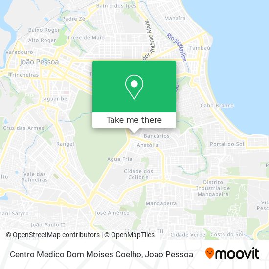 Centro Medico Dom Moises Coelho map