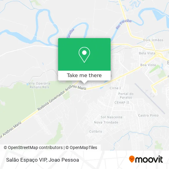 Salão Espaço VIP map