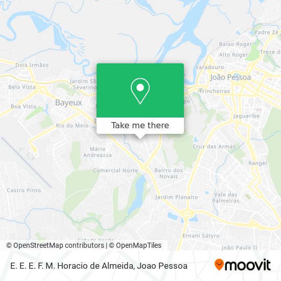 E. E. E. F. M. Horacio de Almeida map
