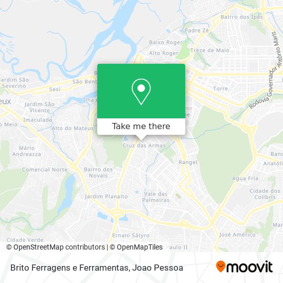 Brito Ferragens e Ferramentas map