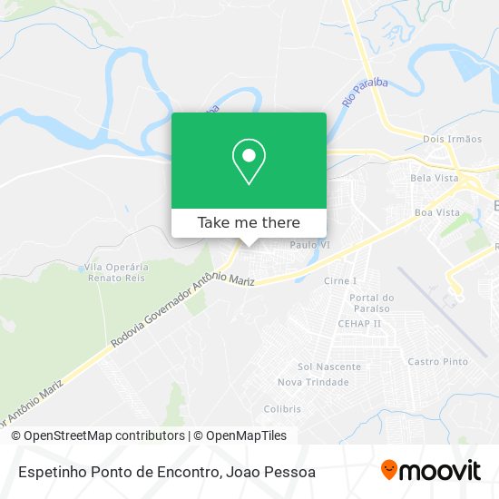 Espetinho Ponto de Encontro map