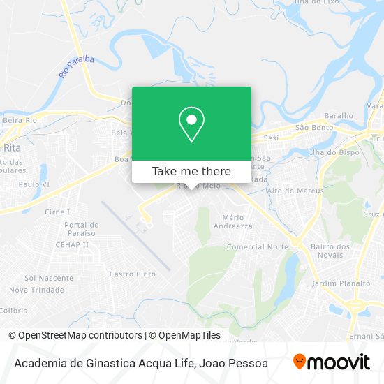 Academia de Ginastica Acqua Life map