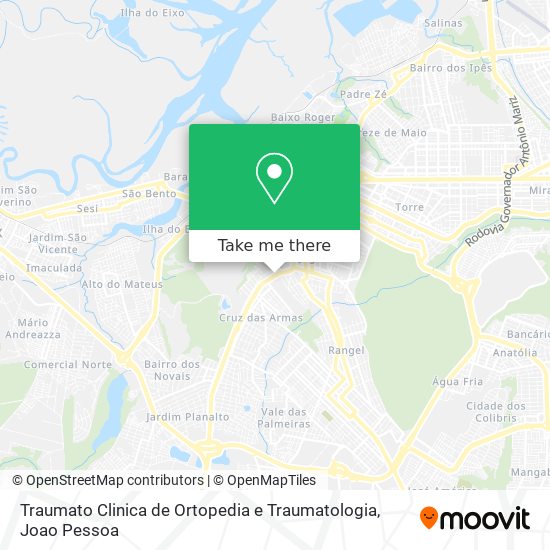 Traumato Clinica de Ortopedia e Traumatologia map