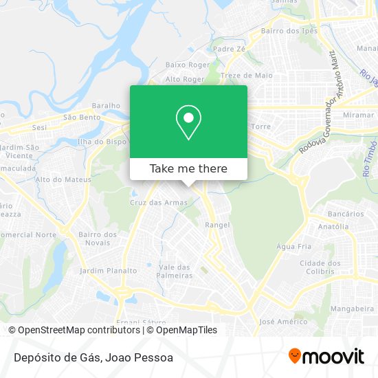 Depósito de Gás map