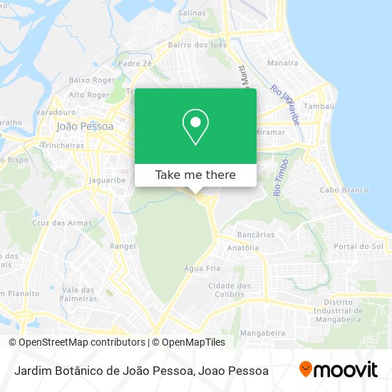 Jardim Botânico de João Pessoa map